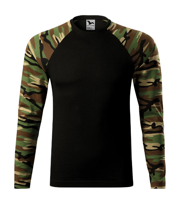 Triko unisex Camouflage LS 166