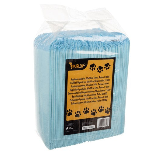 Purlov 21603 Hygienická absorpční podložka 100 ks 60 x 90cm + sáčky na exkrementy