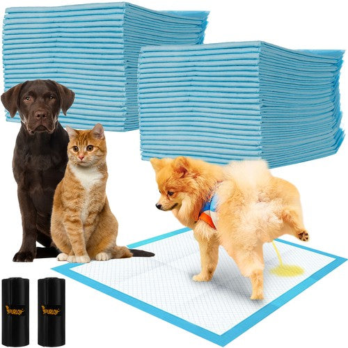 Purlov 21603 Hygienická absorpční podložka 100 ks 60 x 90cm + sáčky na exkrementy