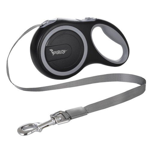 Purlov automatické vodítko pro psy s aretací 5 m do 15 kg černo-žluté