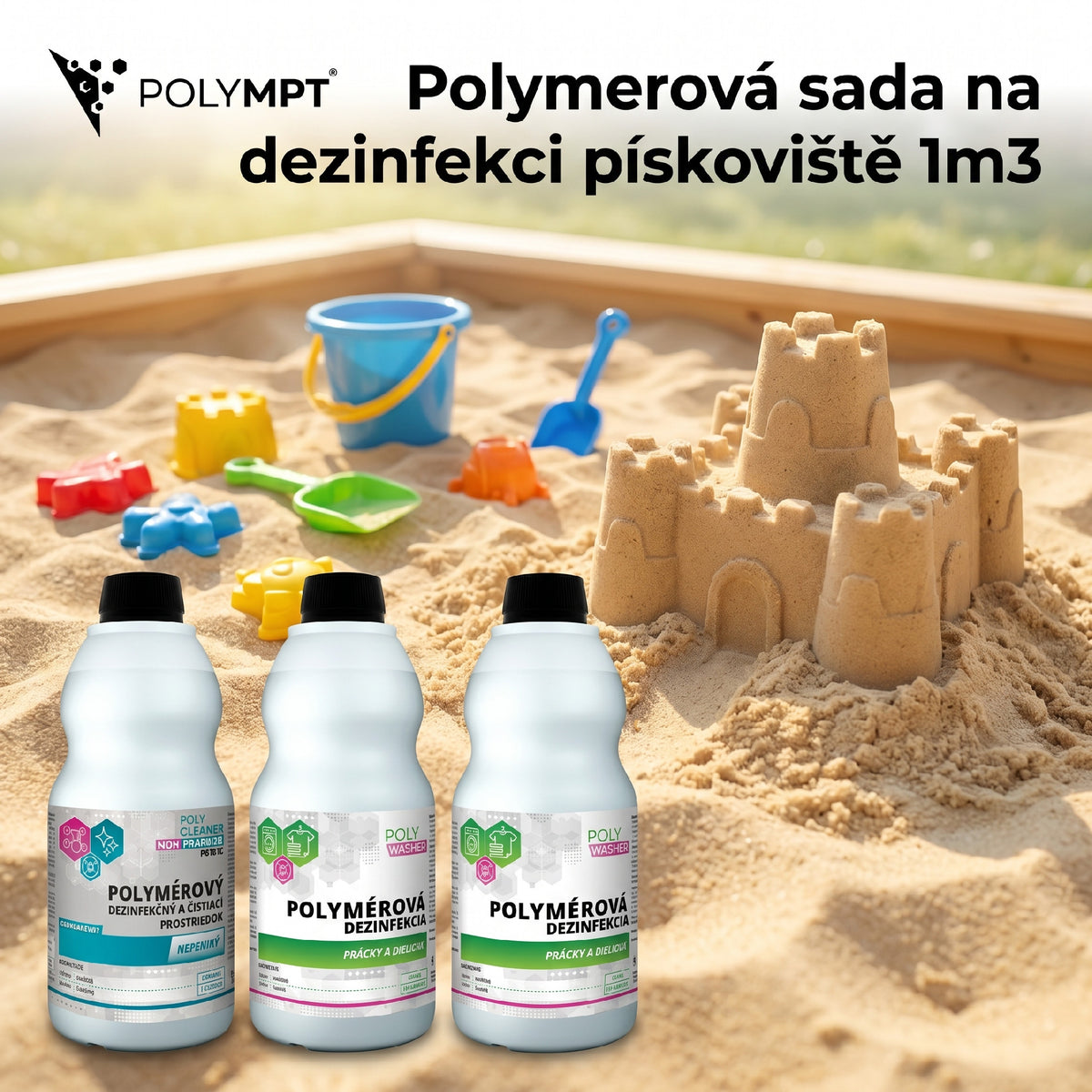 Polymerová sada na dezinfekci pískoviště 1m3
