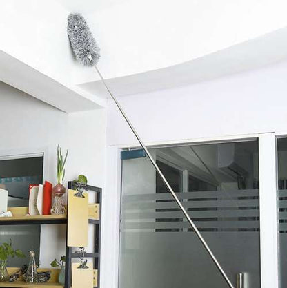 Teleskopický prachový kartáč 84-250 cm šedý