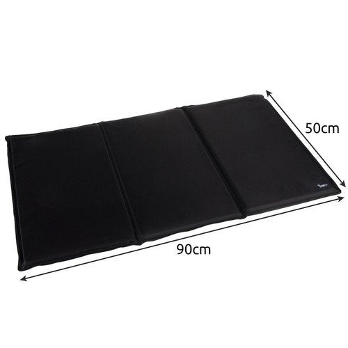 Chladicí podložka pro psa nebo kočku 50 x 90 cm černá