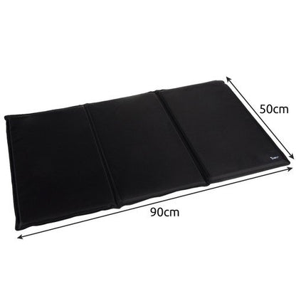 Chladicí podložka pro psa nebo kočku 50 x 90 cm černá