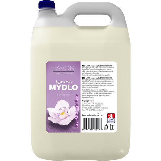 LAVON pěnové mýdlo Divoká Orchidea 5l
