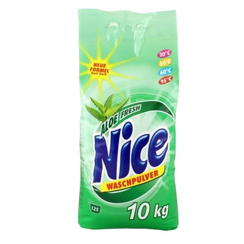 Nice Aloe vera 10kg/125PD prací prášek univerzální