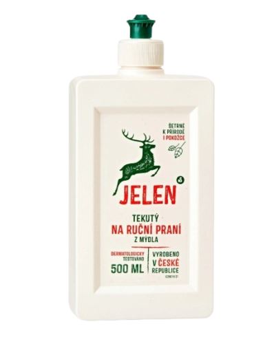 Tekutý prací prostředek Jelen 0,5 l