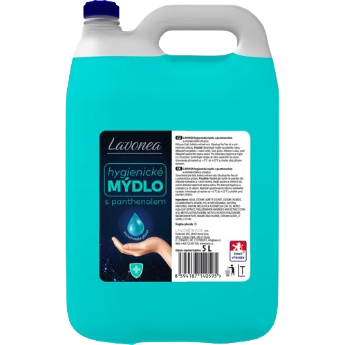 LAVONEA hygienické mýdlo s panthenolem 5l s antimikrobiální přísadou