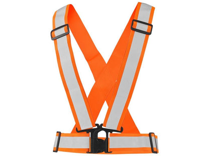 Reflexní elastický CXS KŘÍŽ CROSS BELT, žlutý