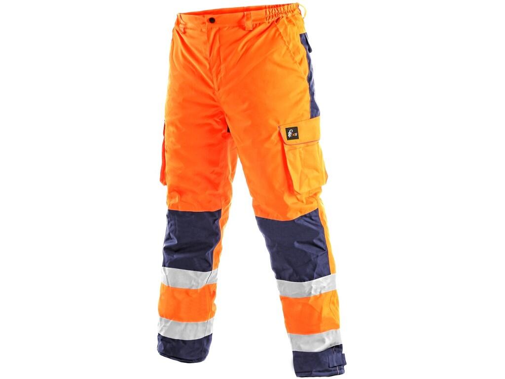Kalhoty CXS CARDIFF výstražné zateplené pánské