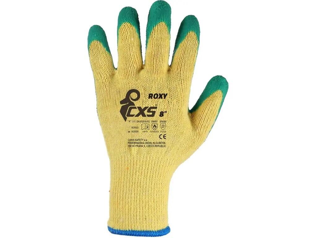 Rukavice CXS ROXY, s blistrem, máčené v latexu