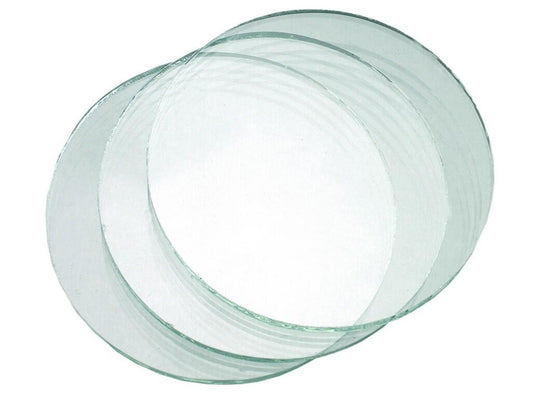 Sklo do svářečských brýlí, čiré, průměr 50 mm