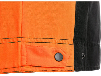 Blůza CXS SIRIUS BRIGHTON, černo-oranžová