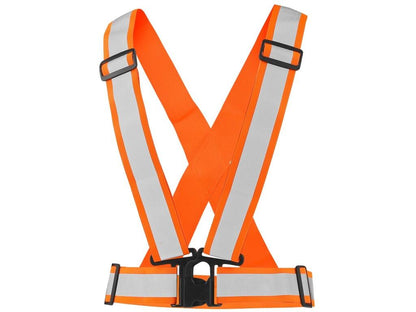 Reflexní elastický CXS KŘÍŽ CROSS BELT, žlutý