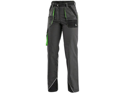 Kalhoty CXS SIRIUS AISHA, dámské, šedo-zelené