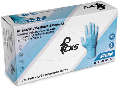 Rukavice CXS STERN, jednorázové, nitrilové