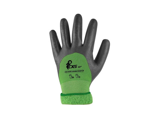 Rukavice CXS DOUBLE ROXY WINTER, zimní, máčené v nitrilu