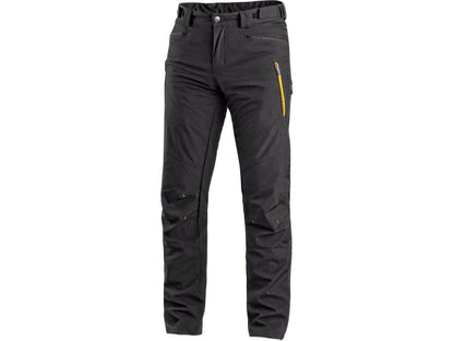 Kalhoty CXS AKRON pánské softshell černé