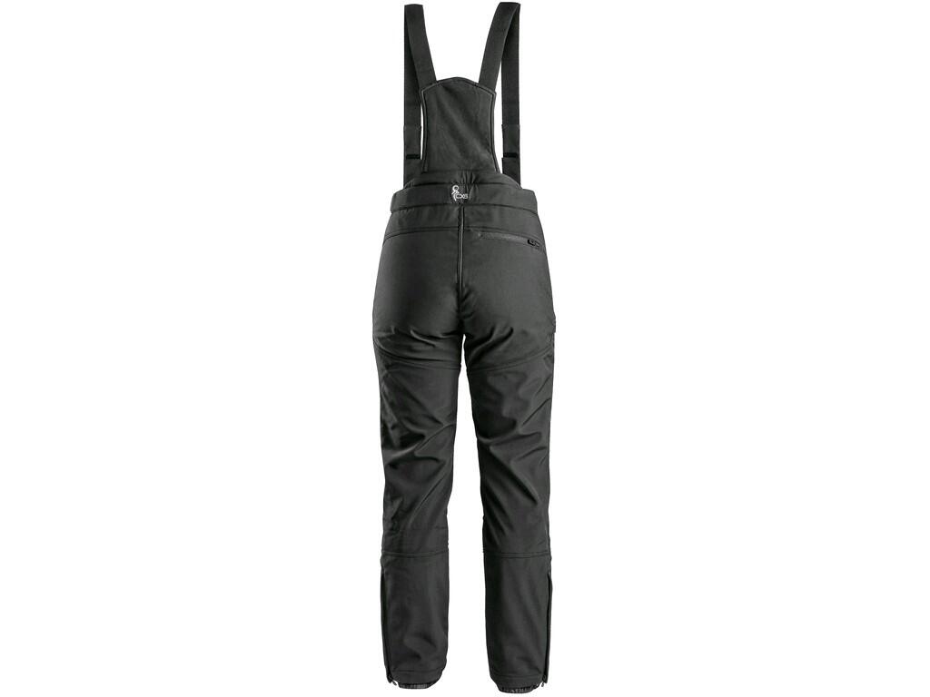 Kalhoty CXS TRENTON, zimní softshell, dámské, černé