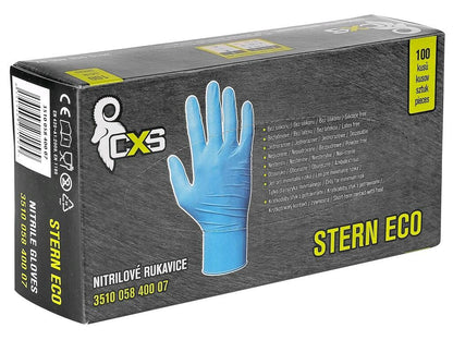 Rukavice CXS STERN ECO, jednorázové, nitrilové