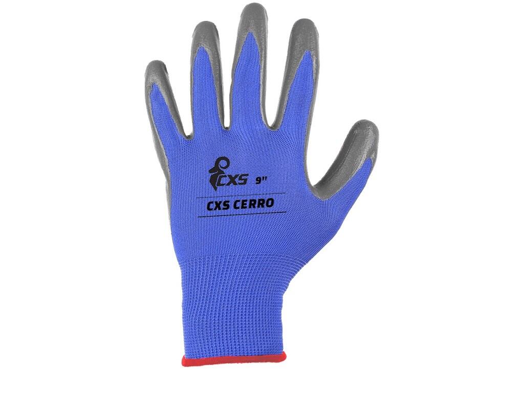 Rukavice CXS CERRO, máčené v nitrilu