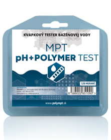 Kombinovaný kapkový tester pH a polymeru