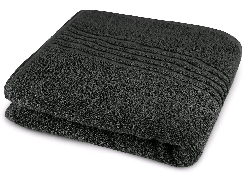 Osuška CXS 70 x 140 cm, 500 g/m², černá
