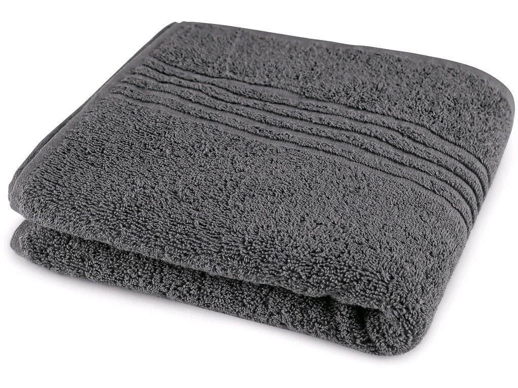 Osuška CXS 70 x 140 cm, 500 g/m², černá
