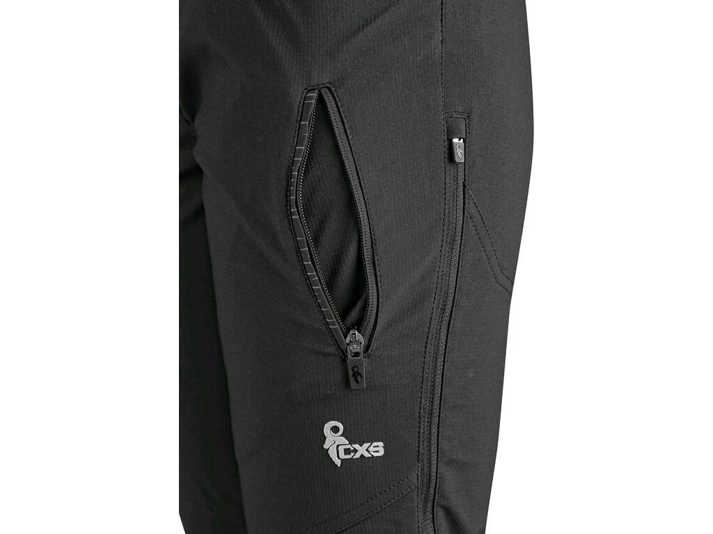 Kalhoty CXS AKRON, dámské, softshell, černé