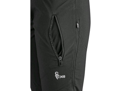 Kalhoty CXS AKRON, dámské, softshell, černé