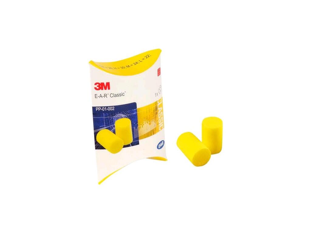 Zátkové chrániče sluchu 3M E-A-R CLASSIC, bal. 50 párů