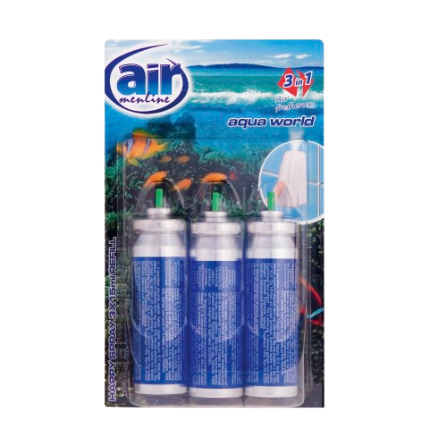 Air Menline sprej osvěžovač refill 3x15ml Aqua world, náplň 3ks