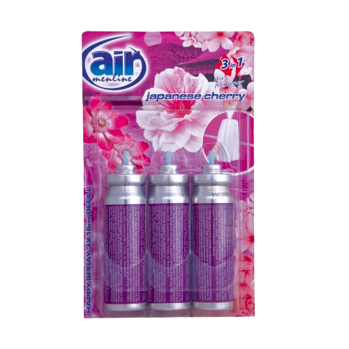 Air Menline sprej osvěžovač refill 3x15ml Japanese cherry, náplň 3ks