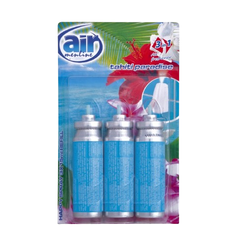 Air Menline sprej osvěžovač refill 3x15ml Tahiti Paradise náplň