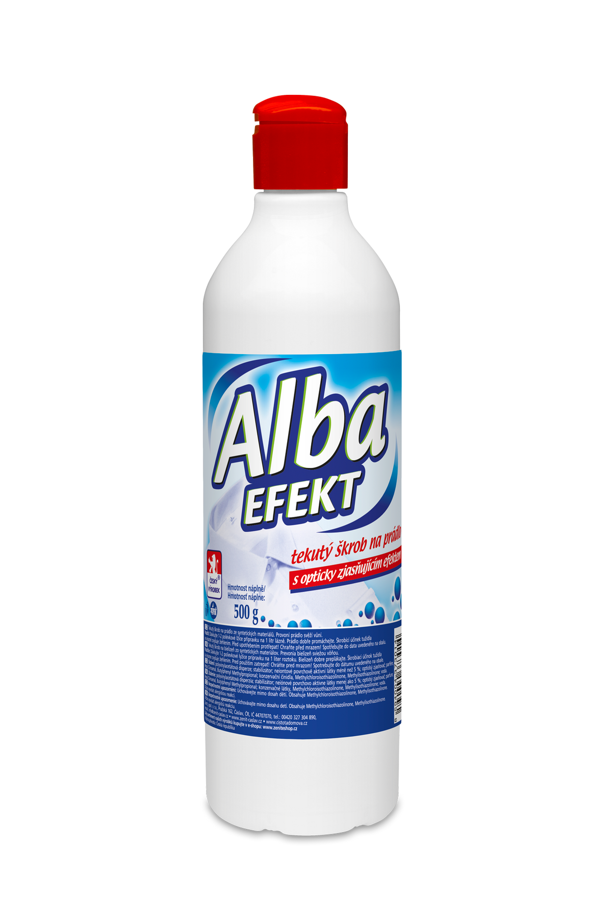 Alba EFEKT 500g, tekutý škrob na prádlo