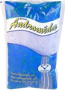Androméda pěnivá koupelová sůl Aloe Vera 1kg