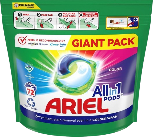ARIEL gelové kapsle Color sáček 72ks