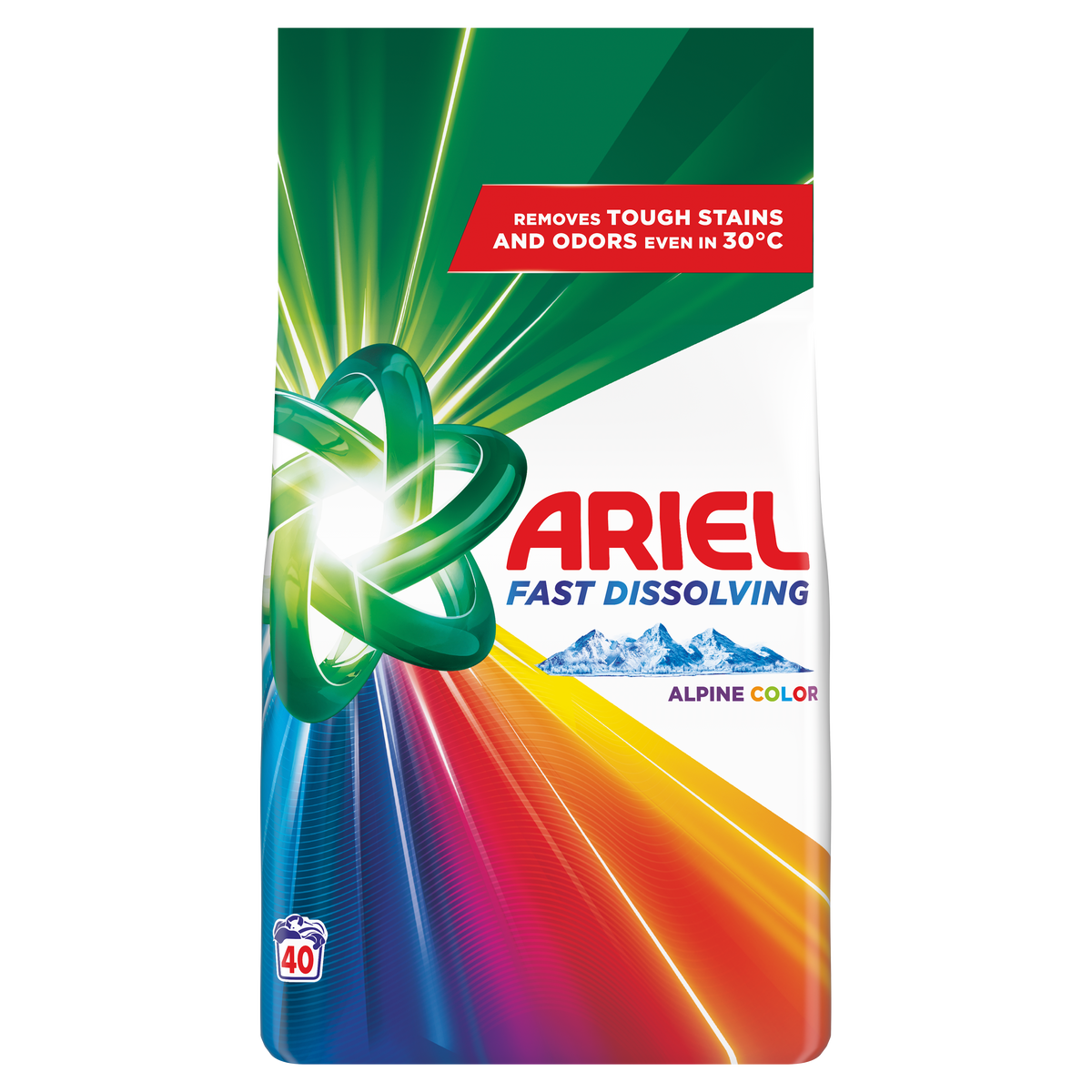 ARIEL prášek 40PD 2,2kg Color