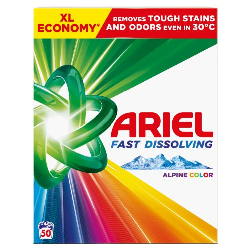 ARIEL prášek 50PD 2,7kg Color BOX