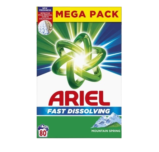 ARIEL prášek 80PD Mountain Spring BOX (Alpine Fresh)