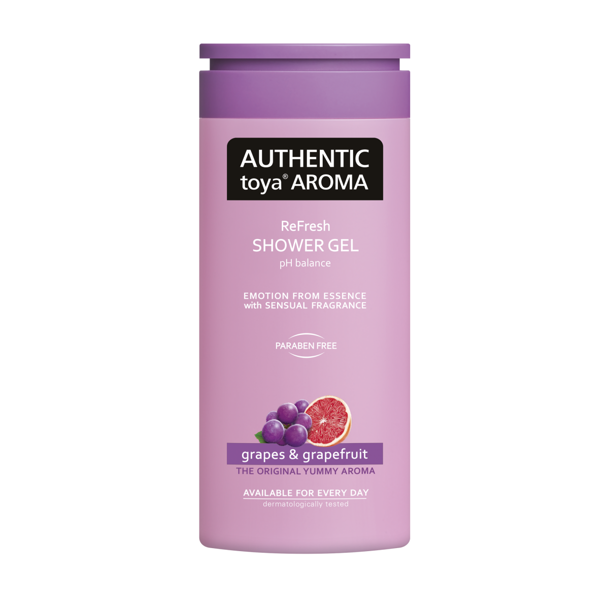 Authentic toya aroma  sprchový gel 400ml Grapes&grapefruit