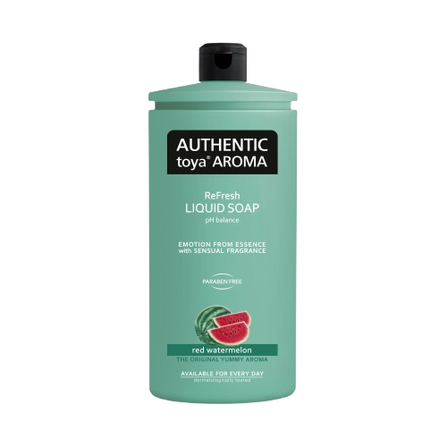 Authentic toya aroma tekuté mýdlo 600ml náplň Red watermelon