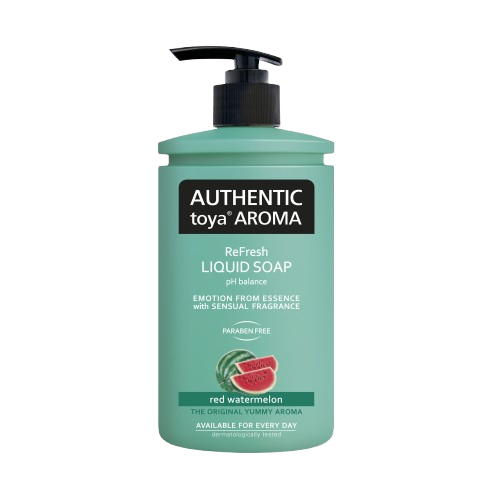 Authentic toya aroma tekuté mýdlo s dávkovačem 400ml Red watermelon