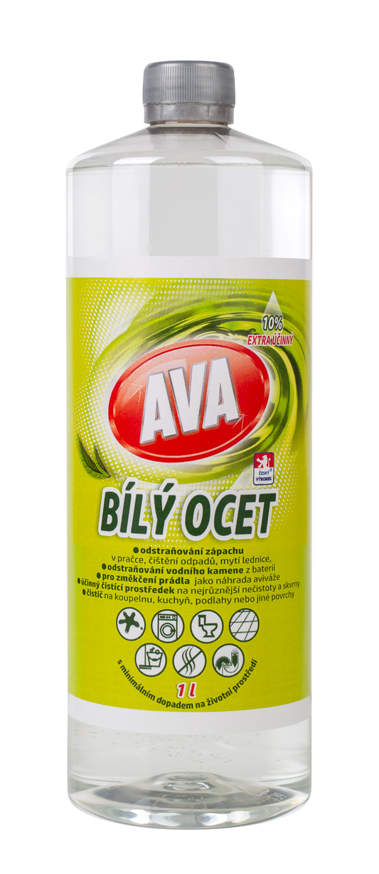 AVA Bílý ocet 10% 1L