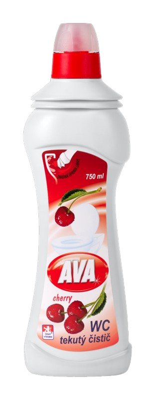 AVA tekutý čistič WC 750ml Cherry