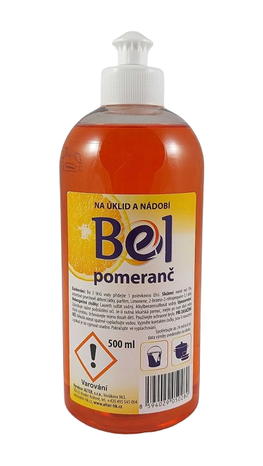Bel Pomeranč na úklid a nádobí 500ml