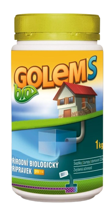 BIO GOLEM S biologický čistič septiků a jímek 1kg