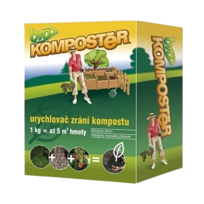 Bio kompostér 1kg urychlovač zrání kompostu, Druchema