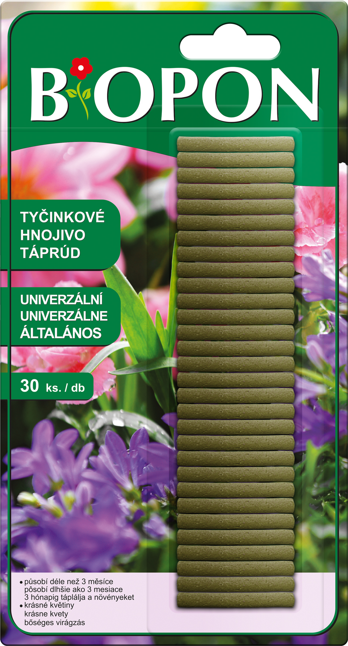 Bopon hnojivo tyčinky univerzální 30ks