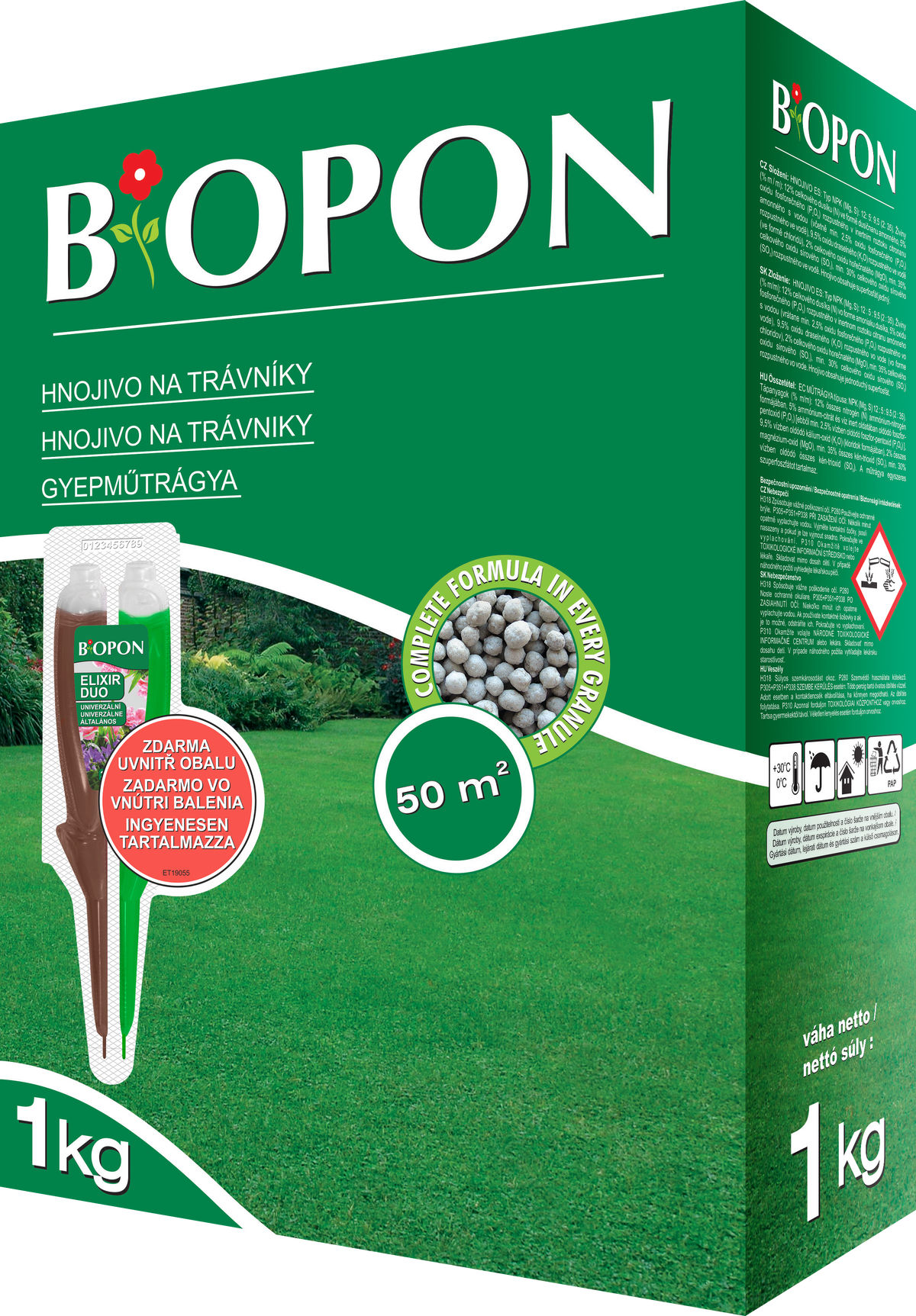 Bopon Trávník 1kg, hnojivo
